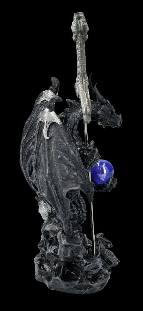 Brieföffner - Schwarzer Drache In Rüstung 9 Brieföffner - Schwarzer Drache In Rüstung – Bild 7