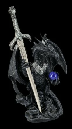 Brieföffner - Schwarzer Drache In Rüstung 12 Brieföffner - Schwarzer Drache In Rüstung -FIGUREN Verkäufe FS26117 Brief ffner Schwarzer Drache in R stung 9 1280x1280