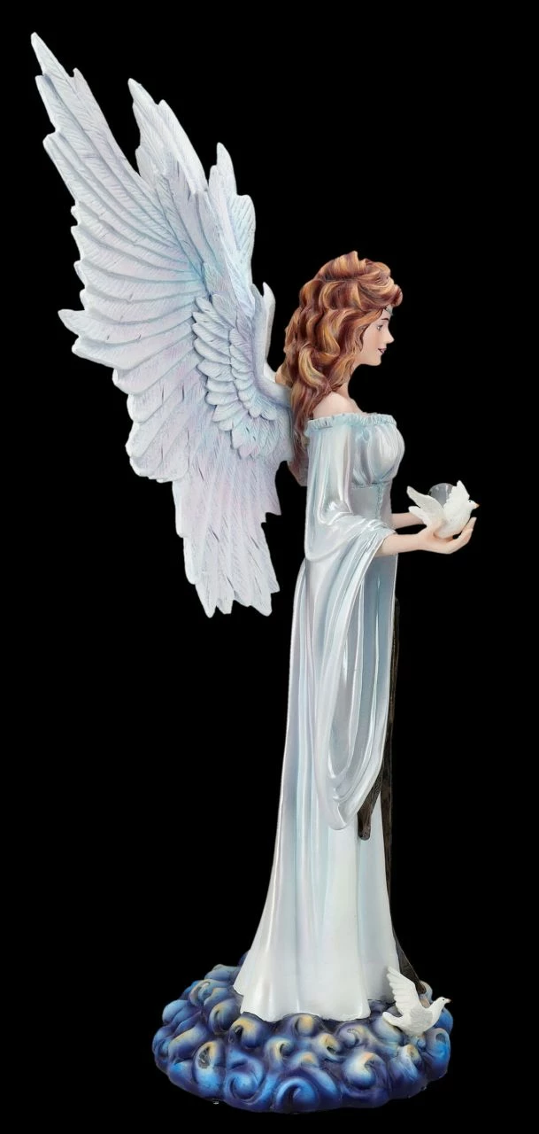 Engelfigur Mit Tauben - Himmelsfrieden 8 Engelfigur Mit Tauben - Himmelsfrieden – Bild 6