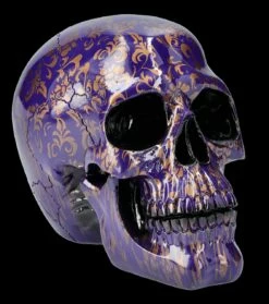 Totenkopf Figur Indigo-blau - Indigo Elegance