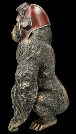 Gorilla Figur Mit Fliegerbrille Goldfarben -FIGUREN Verkäufe FS26167 Gorilla Figur mit Fliegerbrille goldfarben 4 1280x1280