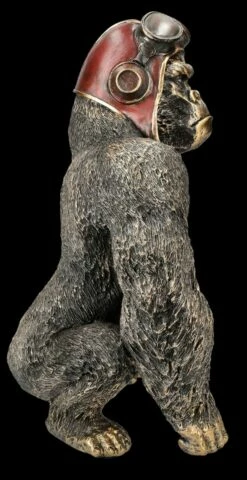 Gorilla Figur Mit Fliegerbrille Goldfarben -FIGUREN Verkäufe FS26167 Gorilla Figur mit Fliegerbrille goldfarben 8 1280x1280