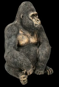 Gorilla Figur Sitzend - Bronzefarben 10 Gorilla Figur Sitzend - Bronzefarben -FIGUREN Verkäufe FS26168 Gorilla Figur sitzend bronzefarben 9 1280x1280