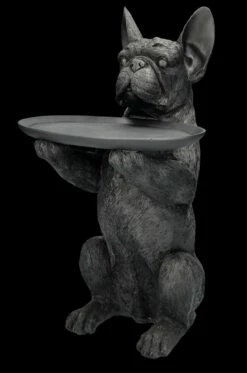 Bulldoggen Figur Schwarz Als Butler -FIGUREN Verkäufe FS26171 Bulldoggen Figur schwarz als Butler 2 1280x1280