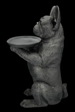 Bulldoggen Figur Schwarz Als Butler -FIGUREN Verkäufe FS26171 Bulldoggen Figur schwarz als Butler 4 1280x1280