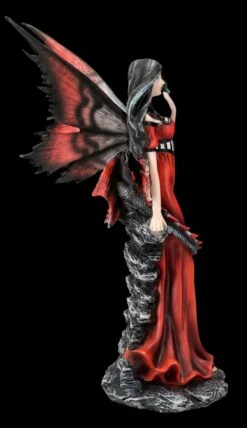 Elfen Figur - Alandriel Mit Rotem Kleid Mit Drache -FIGUREN Verkäufe FS26174 Elfen Figur Alandriel mit rotem Kleid mit Drachen 8 1280x1280