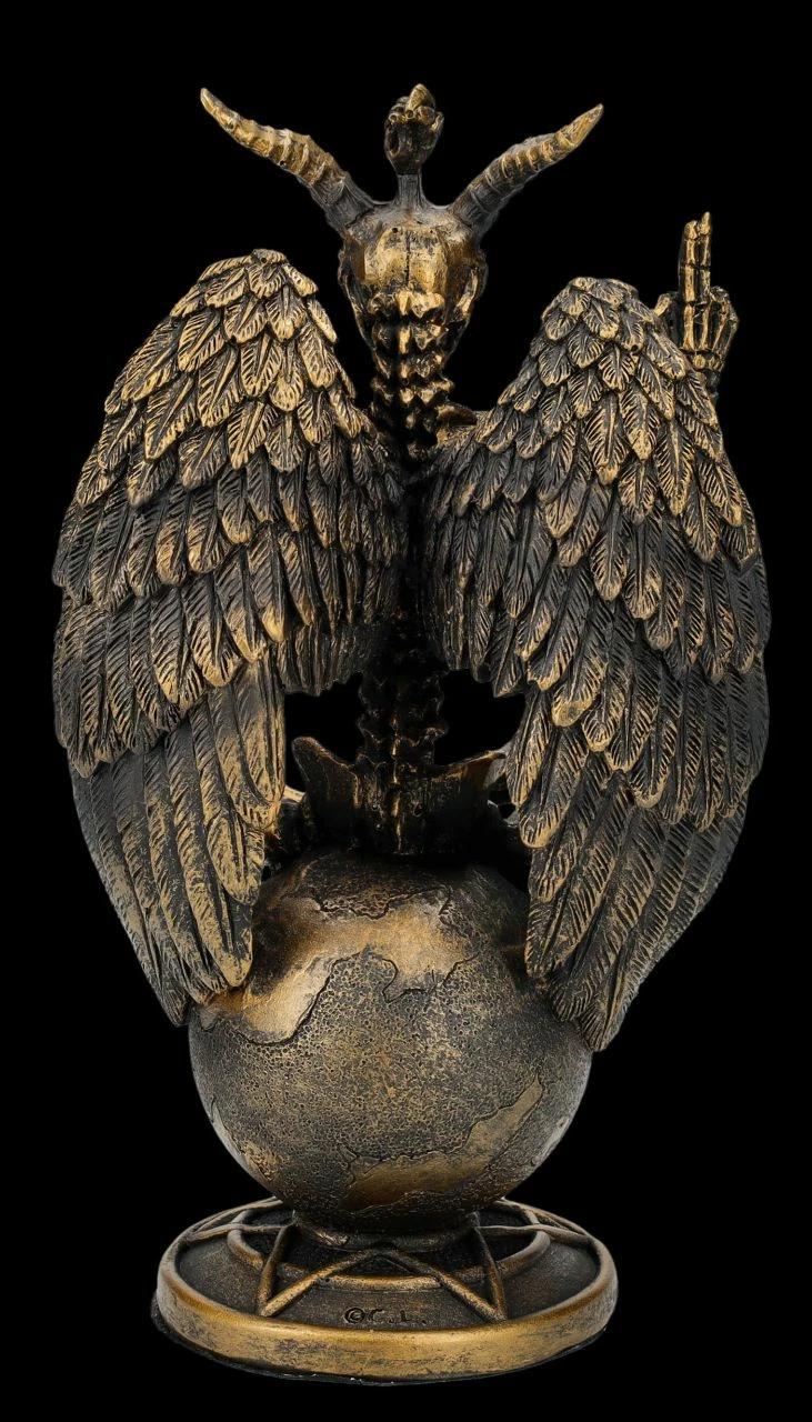 Baphomet Figur Als Skelett 7 Baphomet Figur Als Skelett – Bild 5