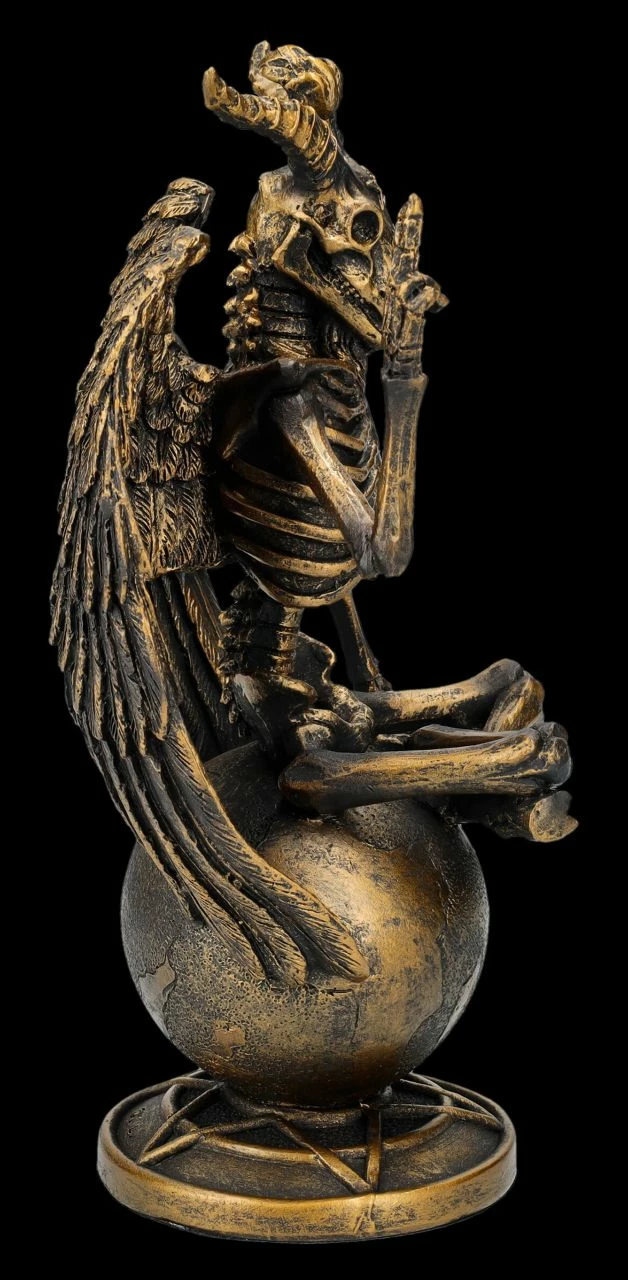 Baphomet Figur Als Skelett 8 Baphomet Figur Als Skelett – Bild 6