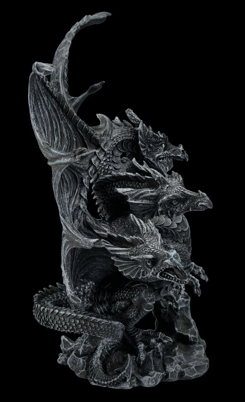 Drachenfigur Fünfköpfig - Dark Hydra 8 Drachenfigur Fünfköpfig - Dark Hydra – Bild 6