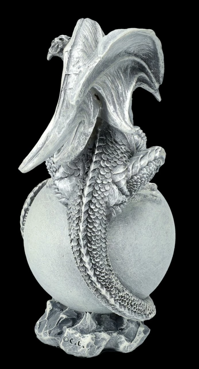 Drachenfigur Auf Mond - Luna Dragon 6 Drachenfigur Auf Mond - Luna Dragon – Bild 4