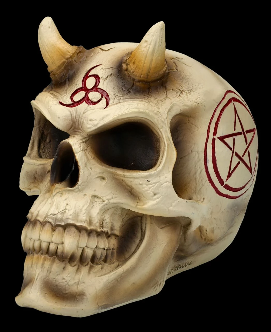 Totenkopf Figur Teufel - 666 By James Ryman 9 Totenkopf Figur Teufel - 666 By James Ryman – Bild 7