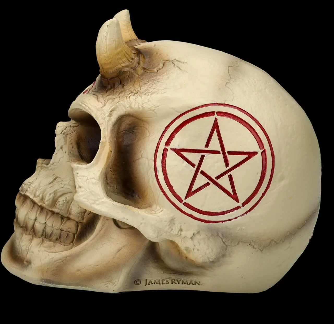 Totenkopf Figur Teufel - 666 By James Ryman 6 Totenkopf Figur Teufel - 666 By James Ryman – Bild 4