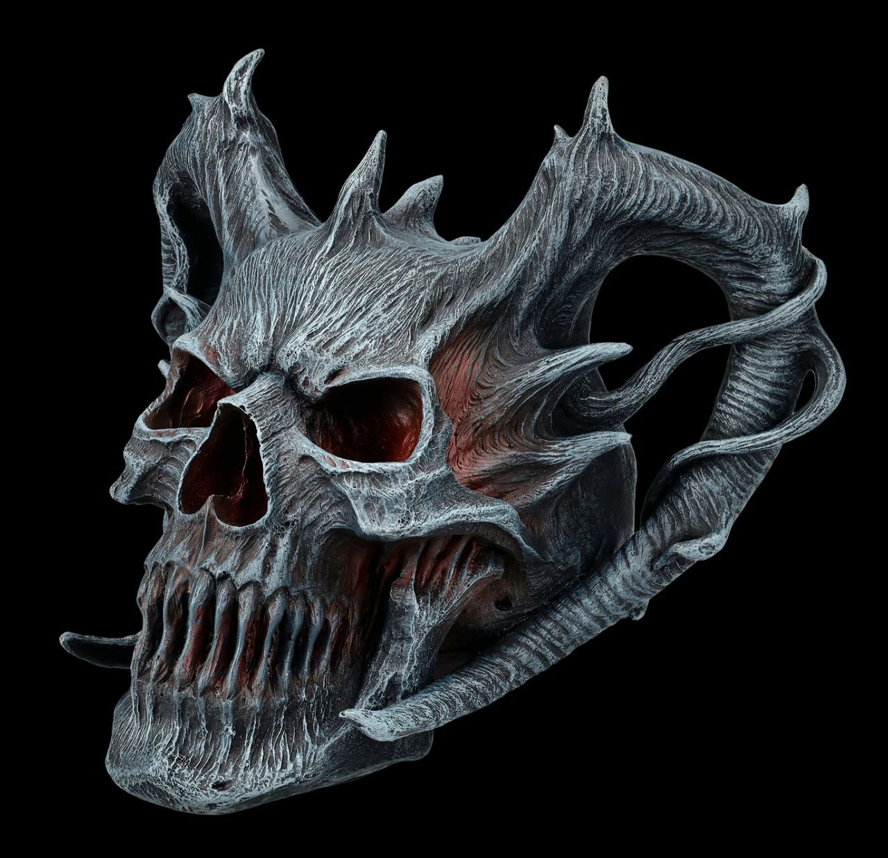 Spiral Totenkopf Figur Mit Hörnern - Death Embers 7 Spiral Totenkopf Figur Mit Hörnern - Death Embers – Bild 5