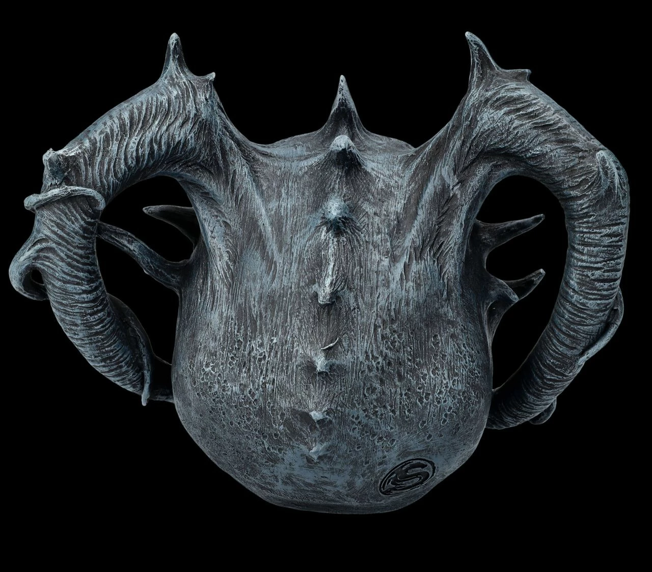 Spiral Totenkopf Figur Mit Hörnern - Death Embers 6 Spiral Totenkopf Figur Mit Hörnern - Death Embers – Bild 4