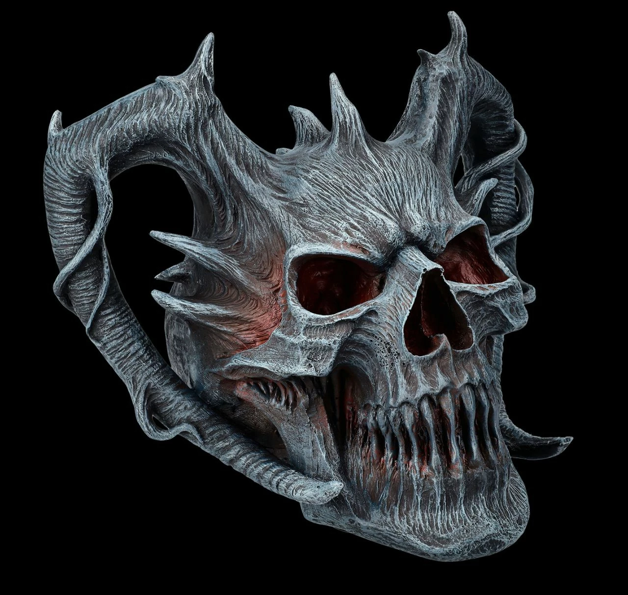 Spiral Totenkopf Figur Mit Hörnern - Death Embers 4 Spiral Totenkopf Figur Mit Hörnern - Death Embers – Bild 2