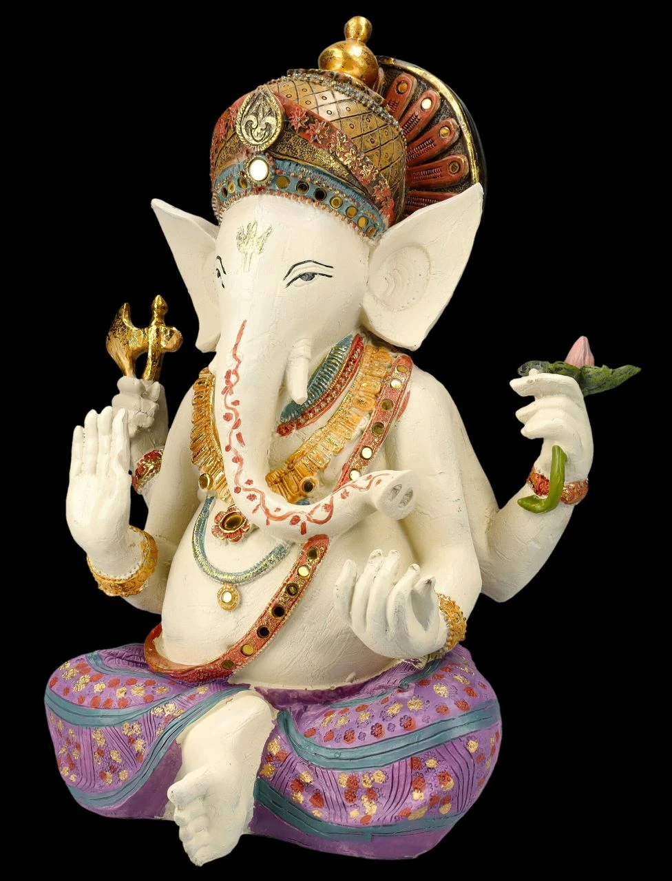 Ganesha Figur Handbemalt - Symbol Der Weisheit 5 Ganesha Figur Handbemalt - Symbol Der Weisheit – Bild 3