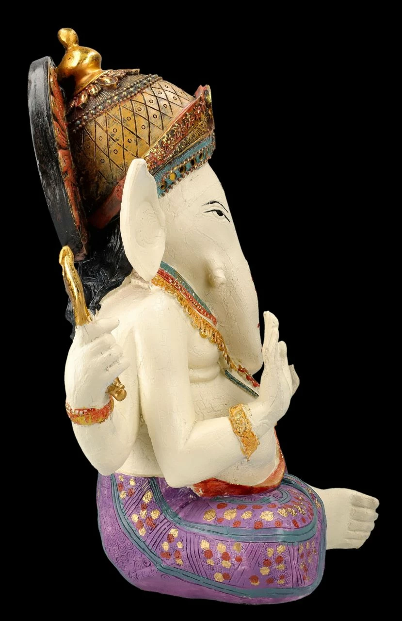Ganesha Figur Handbemalt - Symbol Der Weisheit 8 Ganesha Figur Handbemalt - Symbol Der Weisheit – Bild 6
