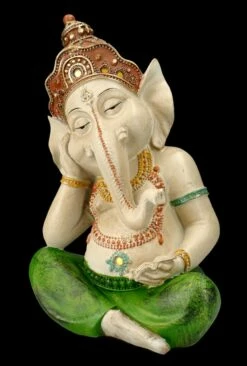 Ganesha Figur Handbemalt - Dösend 11 Ganesha Figur Handbemalt - Dösend -FIGUREN Verkäufe FS26386 Ganesha Figuren handbemalt Schlafend 2 1280x1280