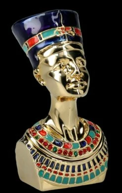 Nofretete Büste Als Verzierte Schmuckdose 11 Nofretete Büste Als Verzierte Schmuckdose -FIGUREN Verkäufe FS26421 Nofretete B steals verzierte Pillendose 9 1280x1280