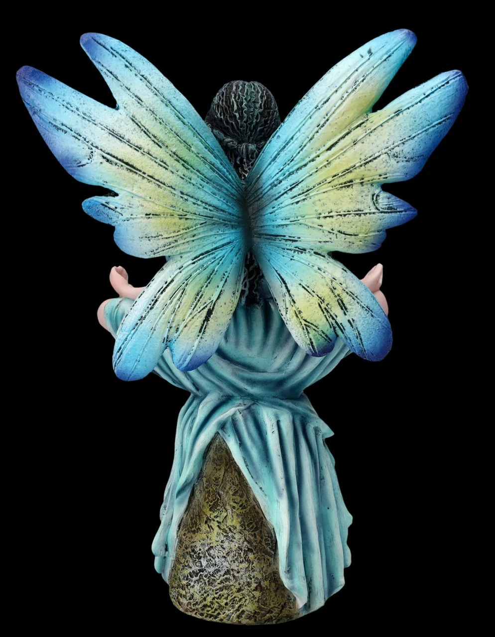 Elfen Figur Meditiert Auf Stein 7 Elfen Figur Meditiert Auf Stein – Bild 5