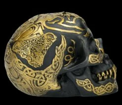 Totenkopf Schwarz - Keltische Verzierungen -FIGUREN Verkäufe FS26603 Totenkopf schwarz Keltische Verzierungen 80bMC669DmIFrm 1280x1280
