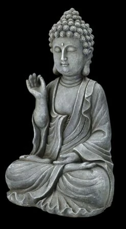 Buddha Figur Grau - Chin Mudra -FIGUREN Verkäufe FS26612 Buddha Figur grau Chin Mudra 2 1280x1280