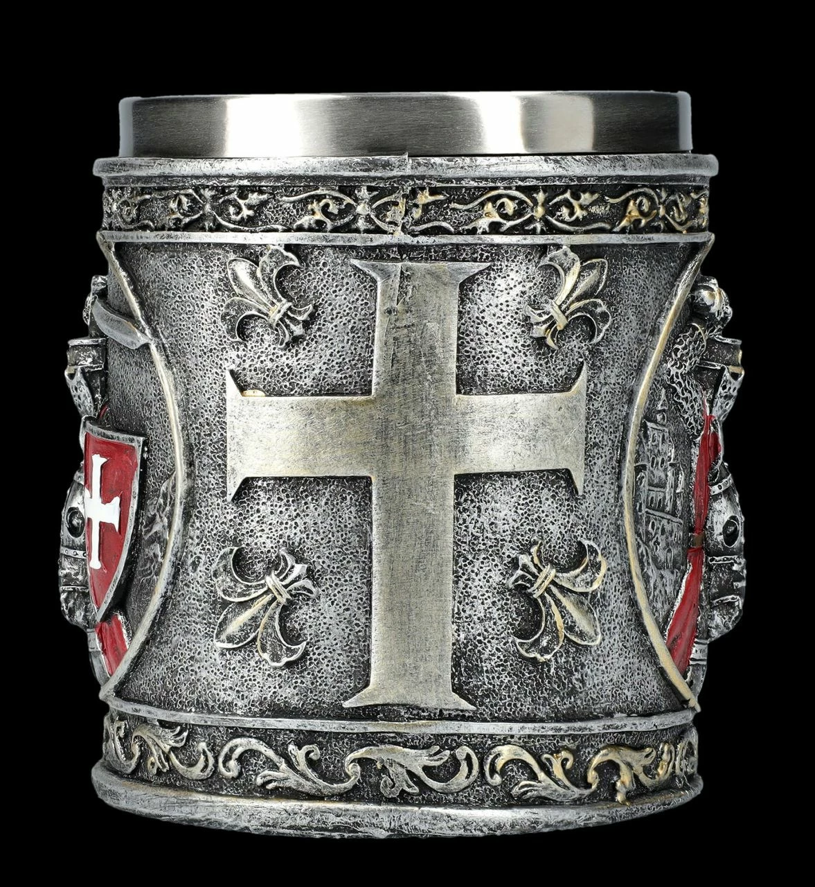 Ritter Krug - Kreuzritter Auf Pferd - Rot 5 Ritter Krug - Kreuzritter Auf Pferd - Rot – Bild 3