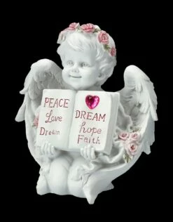 Engel Figur - Putte Mit Buch Und Herz -FIGUREN Verkäufe FS26627 Engel Figur Putte mit Buch und Herz 2 1280x1280