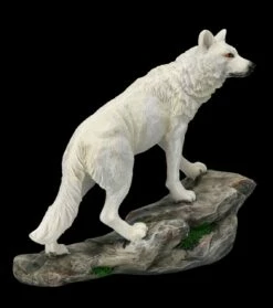 Wolf Figur Weiß - Der Beobachter -FIGUREN Verkäufe FS26636 Wolf Figur weiss der Beobachter 9 1280x1280