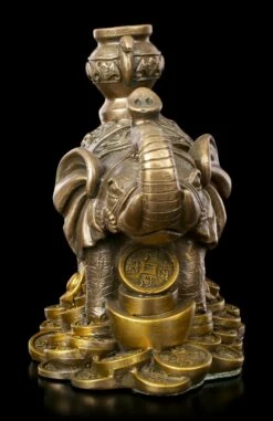 Feng Shui Figur - Elefant Mit Goldstücken 9 Feng Shui Figur - Elefant Mit Goldstücken -FIGUREN Verkäufe Feng Shui Figur Elefant Mit Krug Auf Ruecken 1 1280x1280