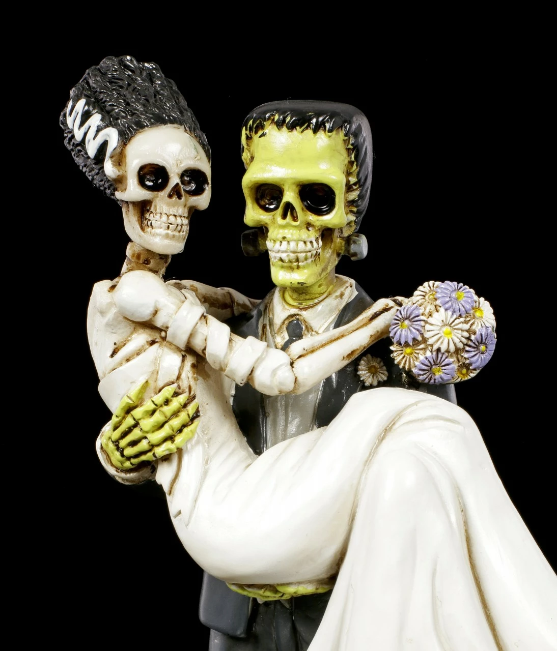 Frankenskull Figur Mit Braut 8 Frankenskull Figur Mit Braut – Bild 6