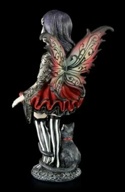 Gothic Elfen Figur - Little Shadows - Hazel 11 Gothic Elfen Figur - Little Shadows - Hazel -FIGUREN Verkäufe Gothic Elfen Figur Katze 4 1280x1280