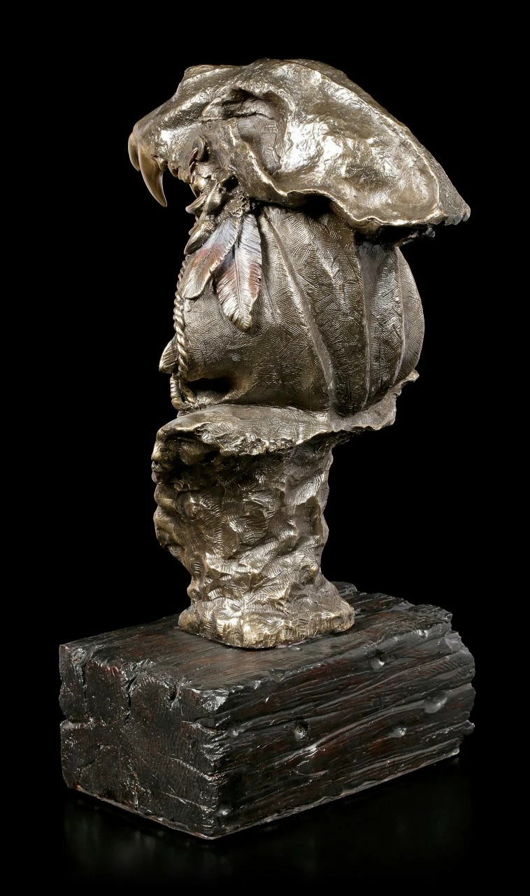 Große Indianer Büste - Achak 6 Große Indianer Büste - Achak – Bild 4