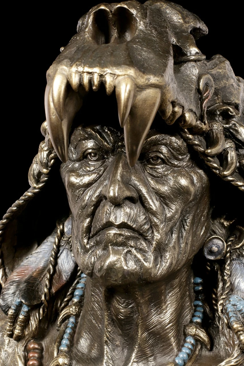 Große Indianer Büste - Achak 9 Große Indianer Büste - Achak – Bild 7