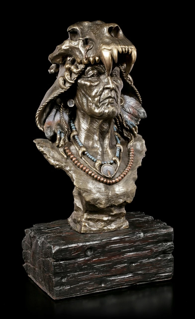 Große Indianer Büste - Achak 3 Große Indianer Büste - Achak