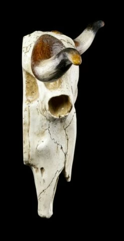 Großes Wandrelief - Büffel Schädel -FIGUREN Verkäufe Grosser Wandrelief Bueffel Schaedel 2 1280x1280