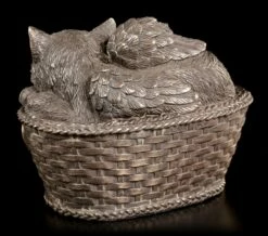 Tier Urne - Katzen-Engel Im Korb Mit Gravurplatte -FIGUREN Verkäufe Haustier Urne Katze 3581c79b029c97 1280x1280