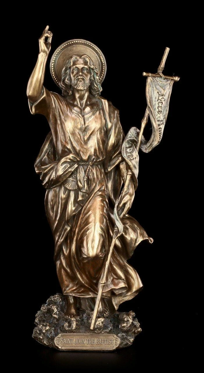 Heiligen Figur - Johannes Der Täufer 4 Heiligen Figur - Johannes Der Täufer – Bild 2