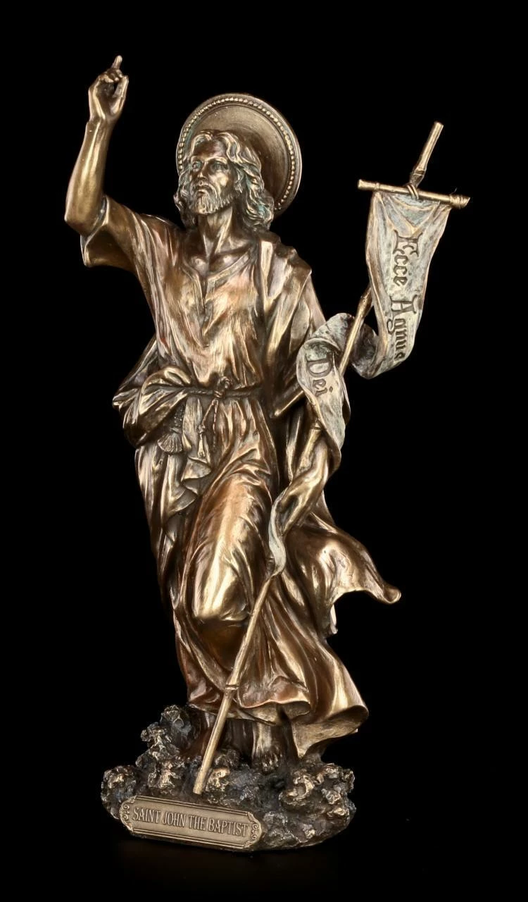 Heiligen Figur - Johannes Der Täufer 5 Heiligen Figur - Johannes Der Täufer – Bild 3