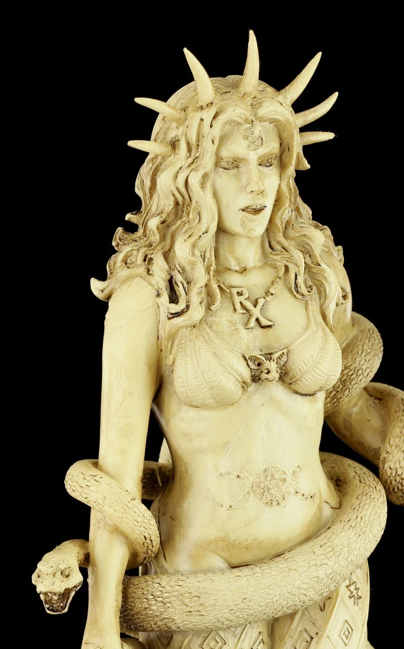 Hekate Figur - Griechische Göttin Der Magie - Weiß 7 Hekate Figur - Griechische Göttin Der Magie - Weiß – Bild 5