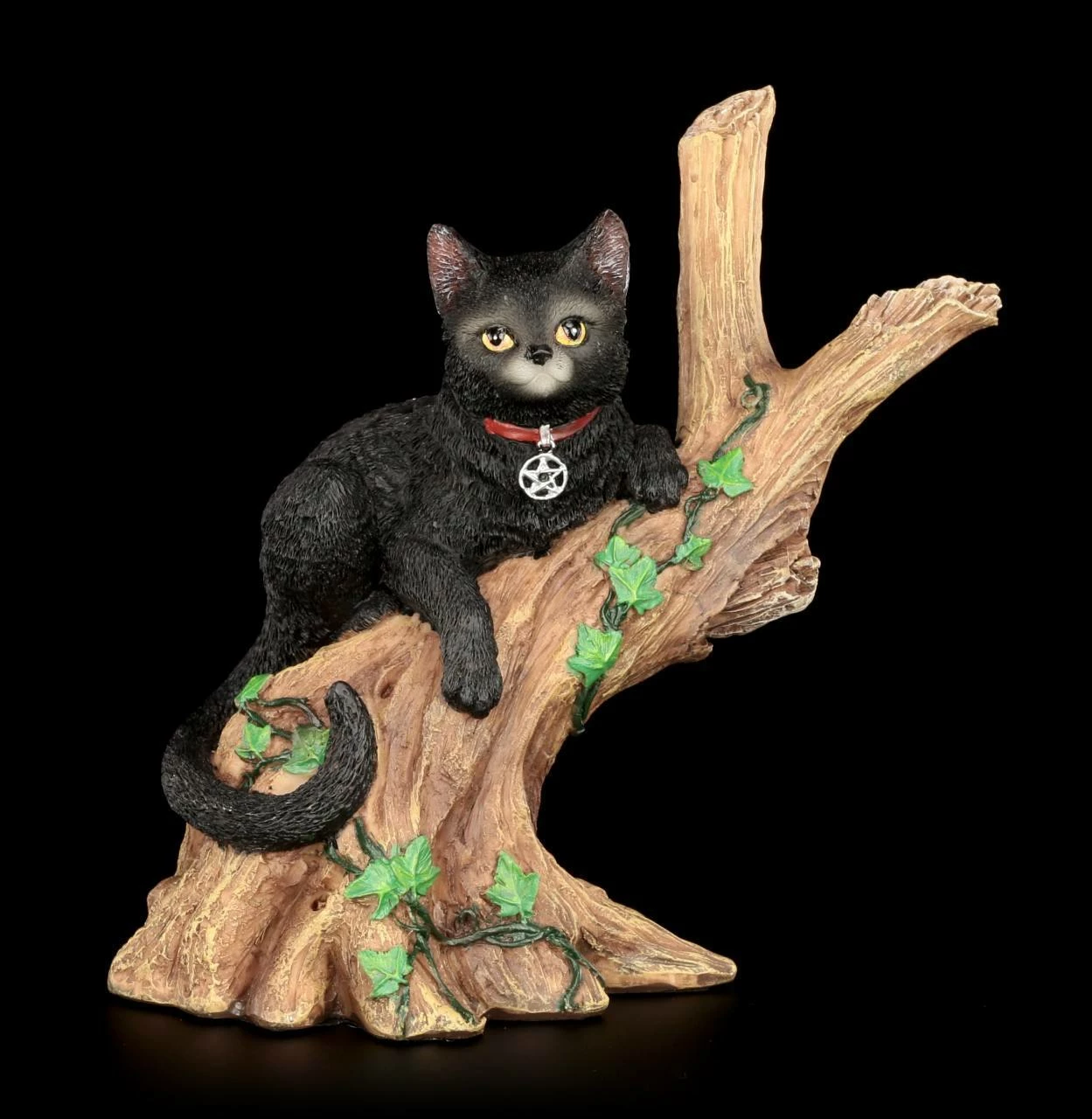 NEMESIS NOW Hexen Katze - Onyx Auf Baum 4 NEMESIS NOW Hexen Katze - Onyx Auf Baum – Bild 2