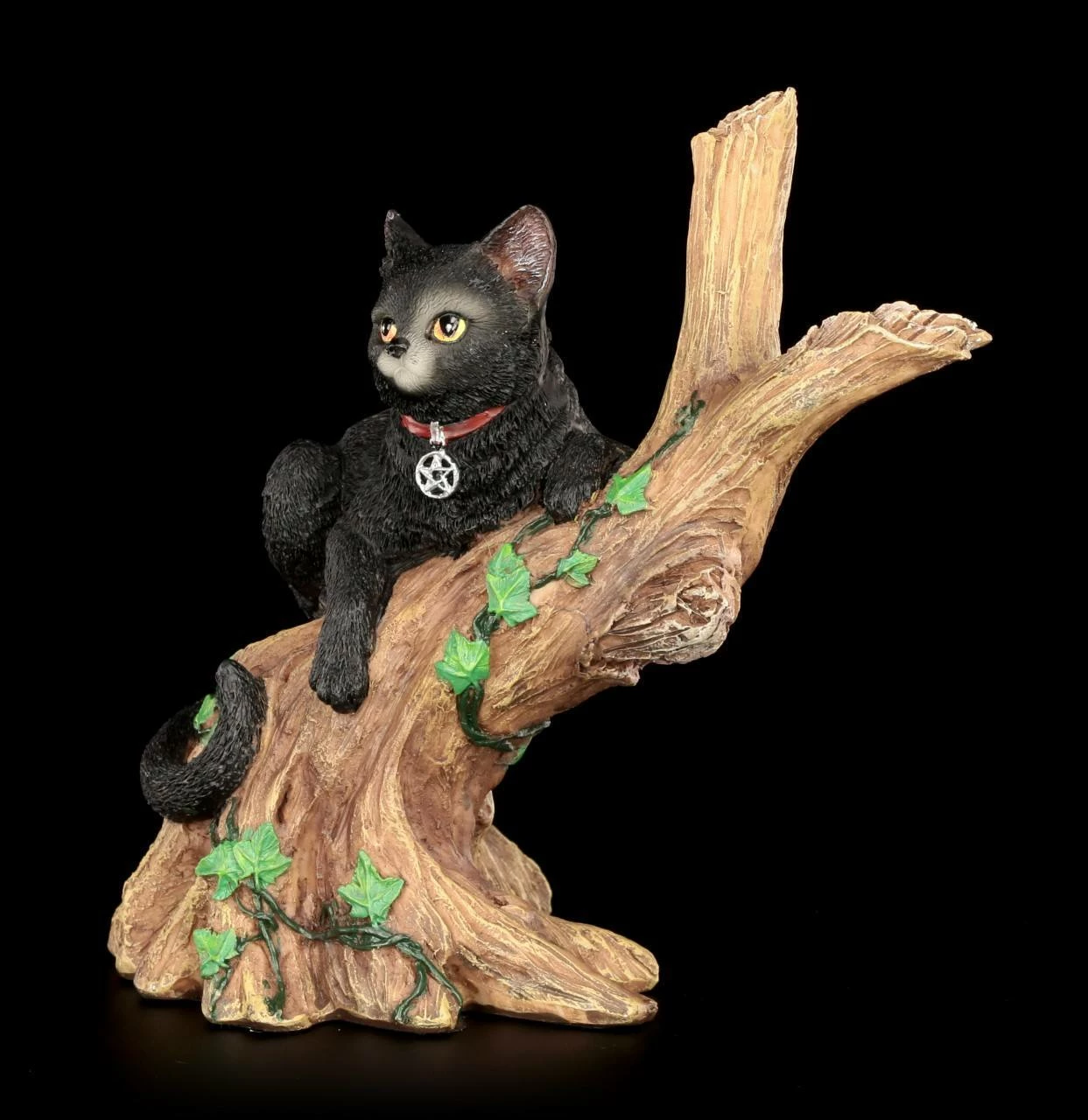 NEMESIS NOW Hexen Katze - Onyx Auf Baum 5 NEMESIS NOW Hexen Katze - Onyx Auf Baum – Bild 3