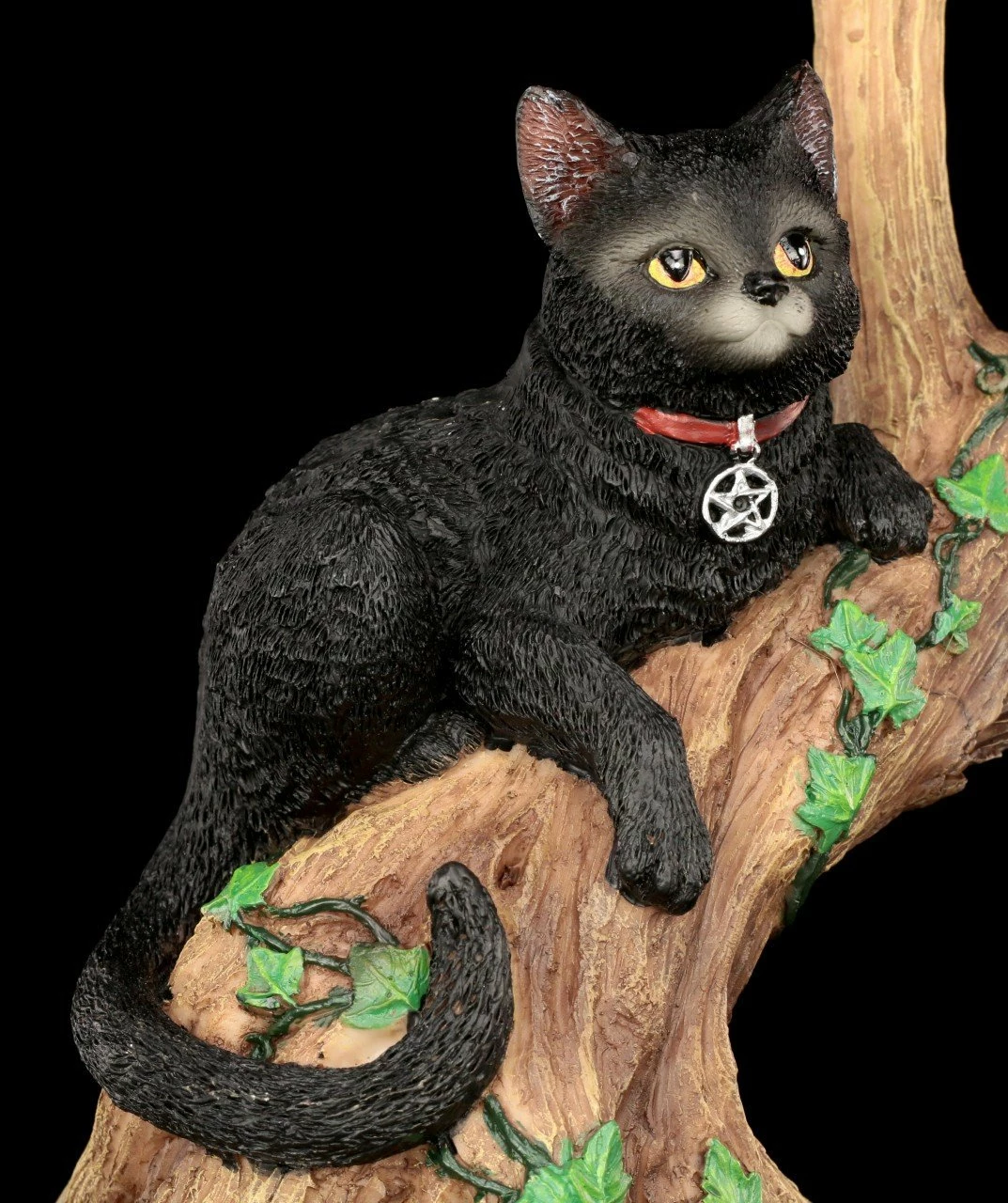 NEMESIS NOW Hexen Katze - Onyx Auf Baum 11 NEMESIS NOW Hexen Katze - Onyx Auf Baum – Bild 9