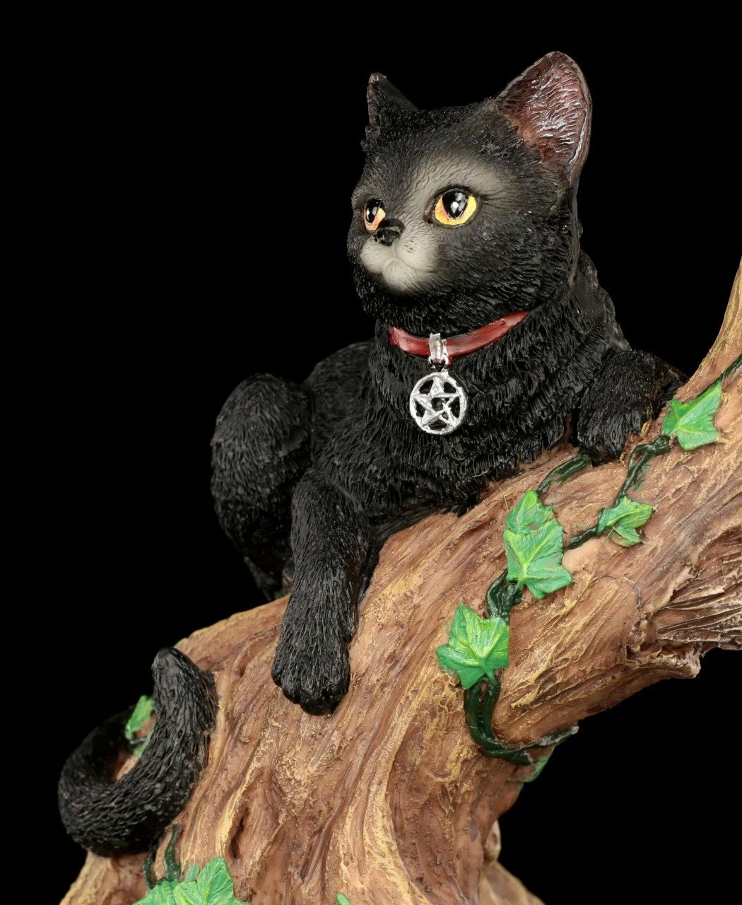 NEMESIS NOW Hexen Katze - Onyx Auf Baum 12 NEMESIS NOW Hexen Katze - Onyx Auf Baum – Bild 10