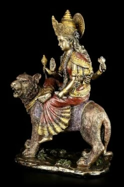 Hinduistische Götter Figur - Durga - Reitend Auf Tiger -FIGUREN Verkäufe Hinduistische Goetter Figur Durga 2 1280x1280