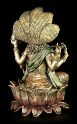 Hinduistische Götter Figur - Vishnu - Sitzend Auf Lotusblüte -FIGUREN Verkäufe Hinduistische Goetter Figur Vishnu 6 1280x1280