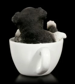 Hunde Figur Mini - Boston Terrier Welpe Tasse -FIGUREN Verkäufe Hund In Tasse Mini Boston Terrier Welpe 4 1280x1280