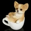 Hunde Figur Mini - Chihuahua Welpe In Tasse 2 Hunde Figur Mini - Chihuahua Welpe In Tasse -FIGUREN Verkäufe Hund In Tasse Mini Chihuahua Welpe 4 1280x1280