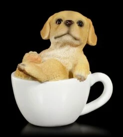 Hunde Figur Mini - Labrador Welpe In Tasse -FIGUREN Verkäufe Hund In Tasse Mini Labrador Welpe 1 1280x1280