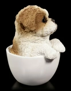 Hunde Figur - Shih Tzu Welpe In Tasse -FIGUREN Verkäufe Hunde Figur Shih Tzu In Tasse 1 1280x1280
